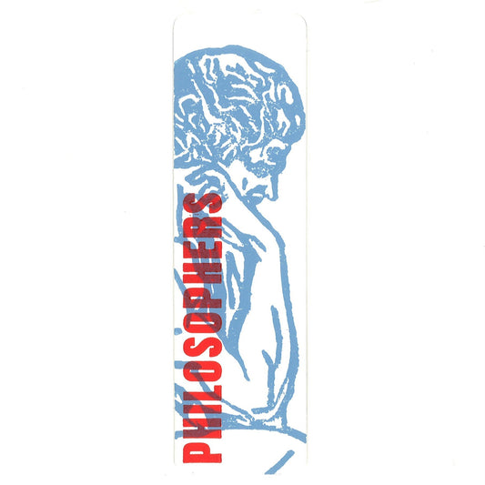 Philosophers Limited Edition Signed Bookmark